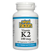 Vitamin K2 100mcg 60 capsules